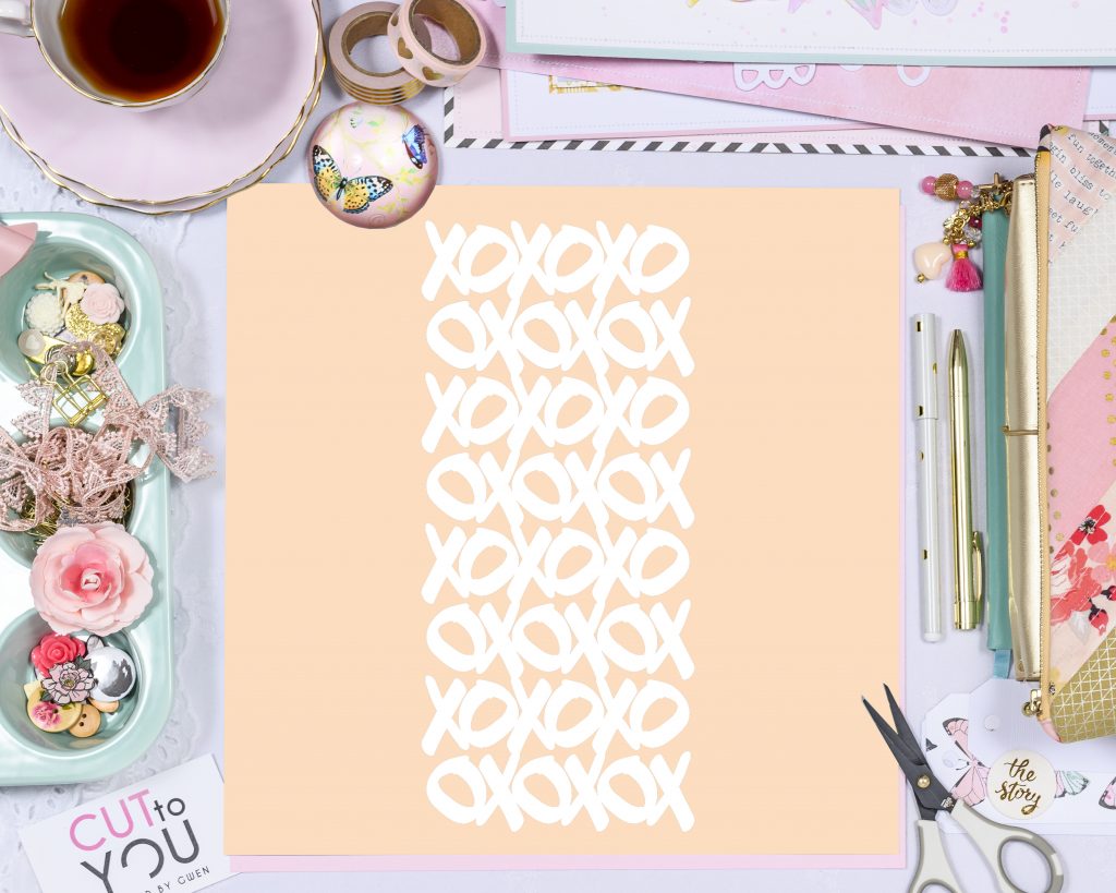 TN XOXOXO Digital Cut file - CUT to YOU (Created By Gwen)